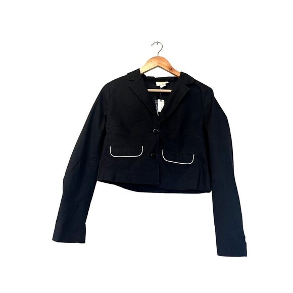 NWTAnthropologie Maeve Poplin Cropped Blazer 10 - Picture 4 of 9